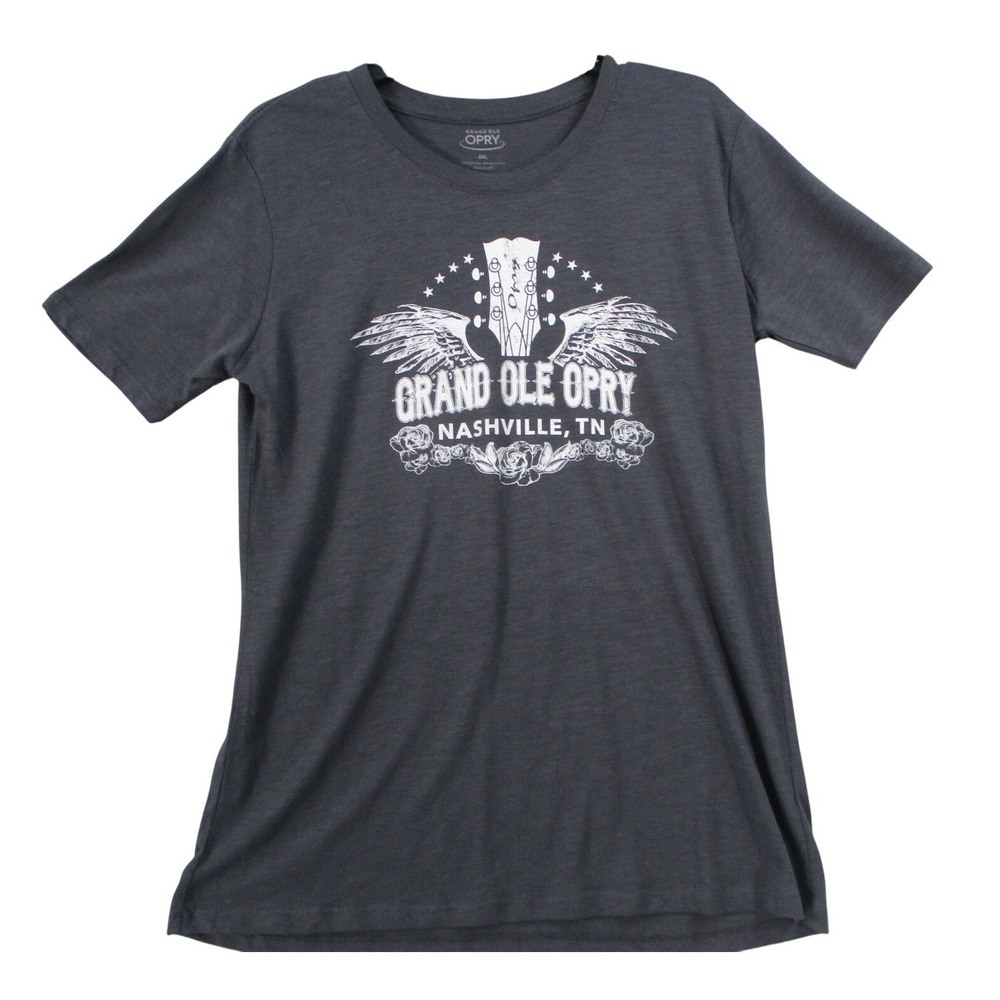 Grand Ole Opry Nashville TN Graphic T-Shirt Gray Mens 2XL‎ Short Sleeve Tee